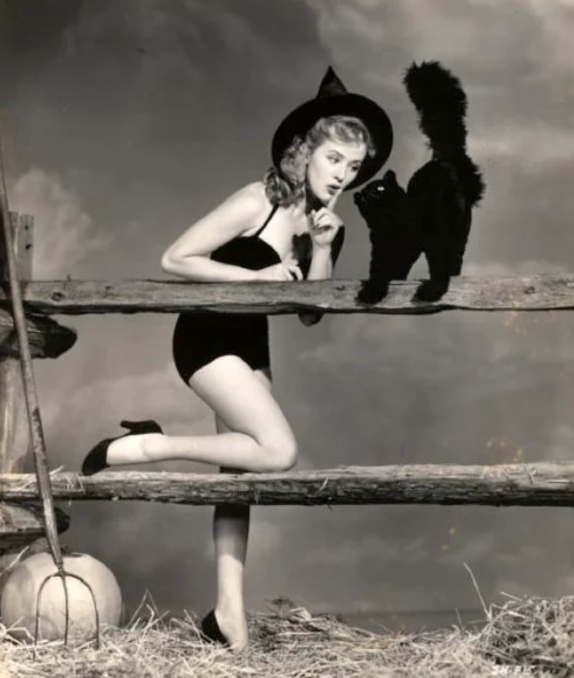 50s pinup witch